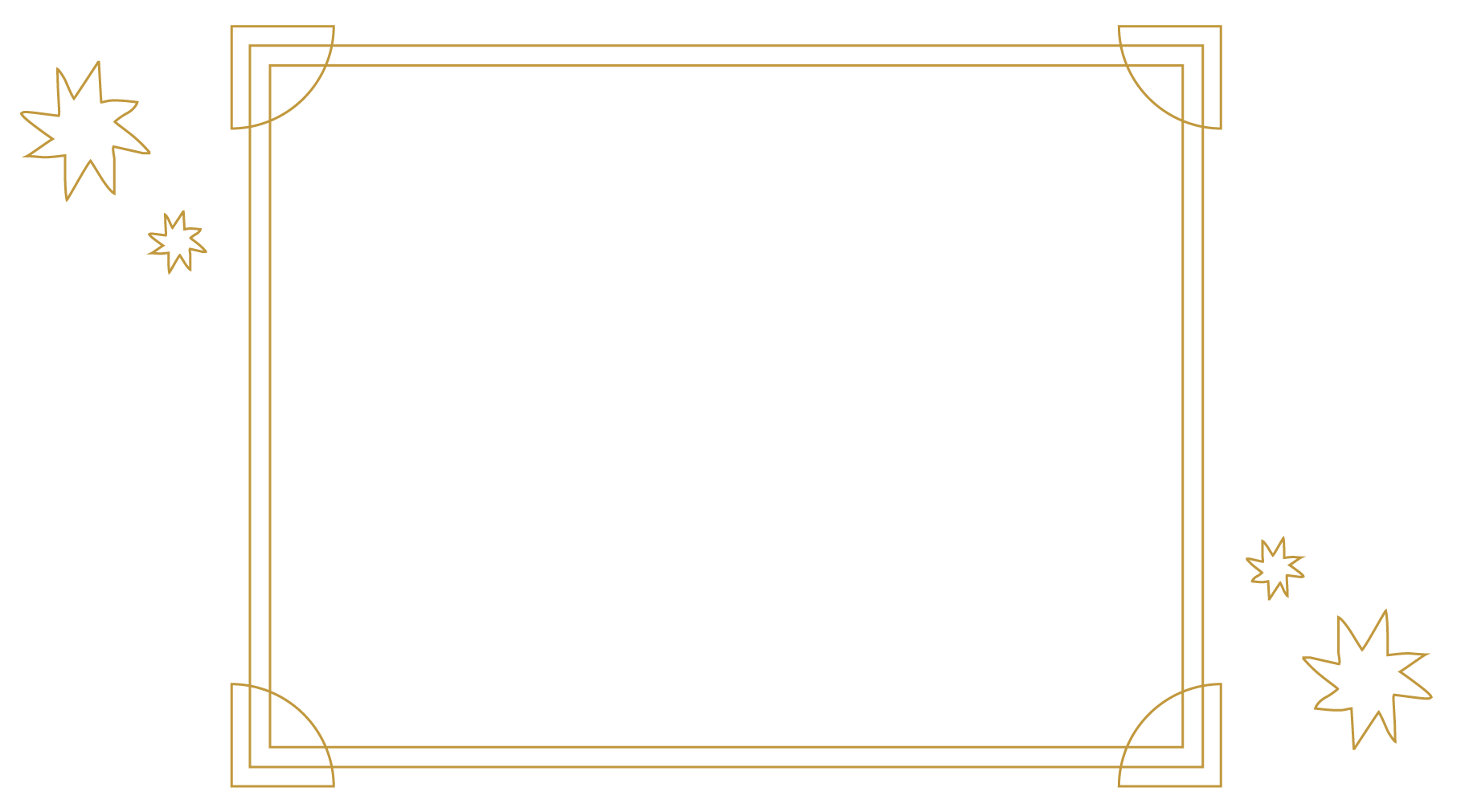 gold frame overlay