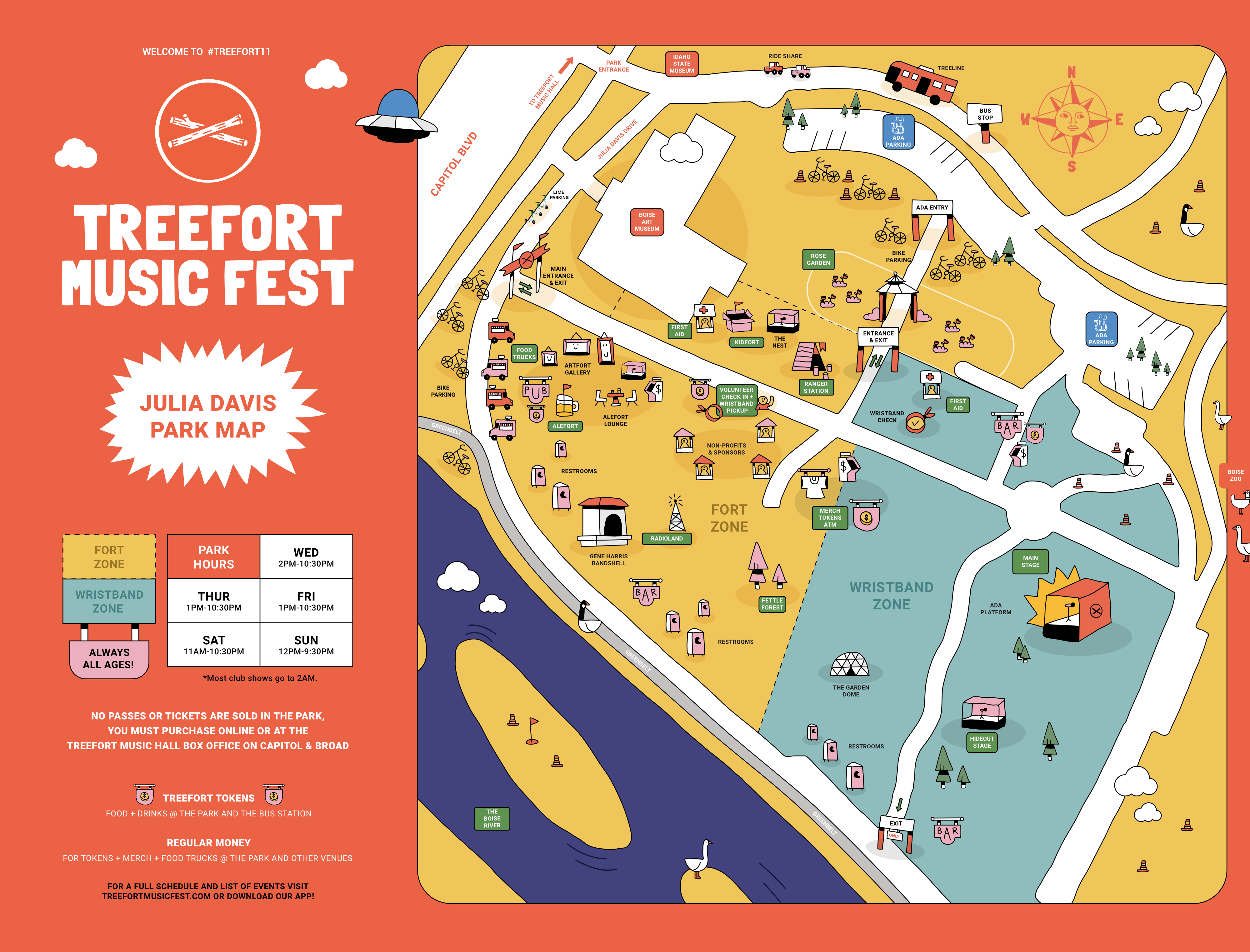 Treefort Music Fest Maps Treefort Music Fest