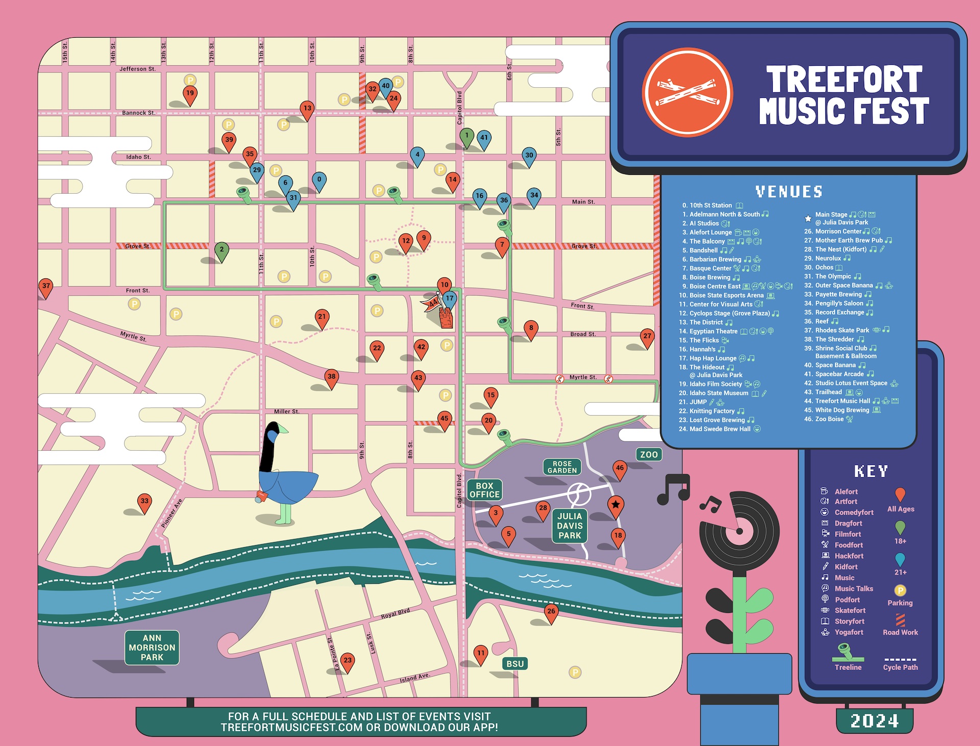 Treefort Music Fest Maps - Treefort Music Fest