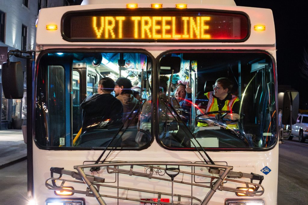 VRT Treefort Music Fest Bus Treeline Actual Bus