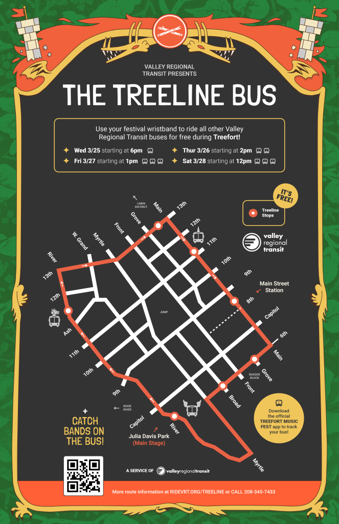 Treefort x VRT Treeline 2026 during Treefort Music Fest